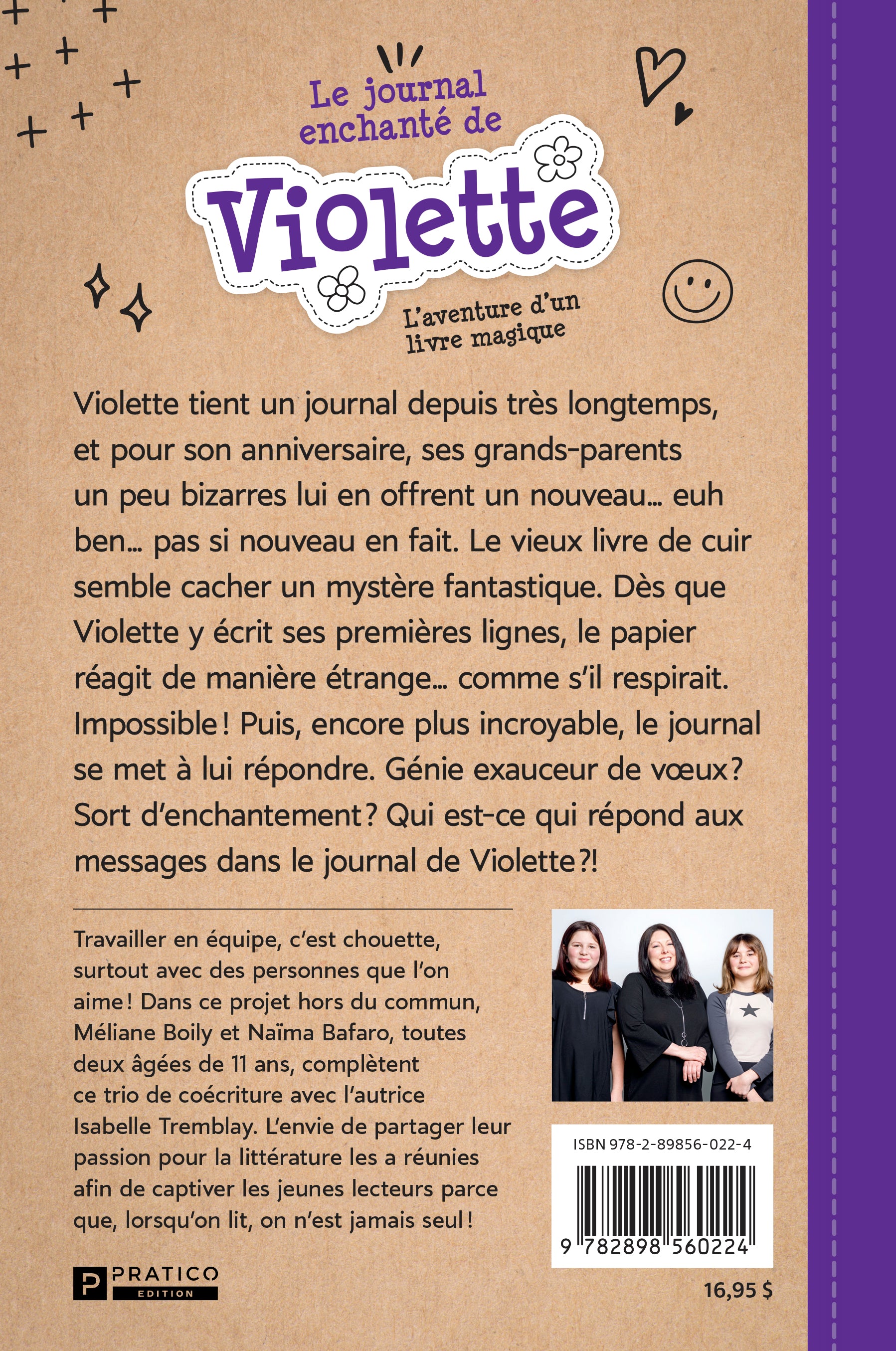 Le journal enchanté de Violette - Isabelle Tremblay