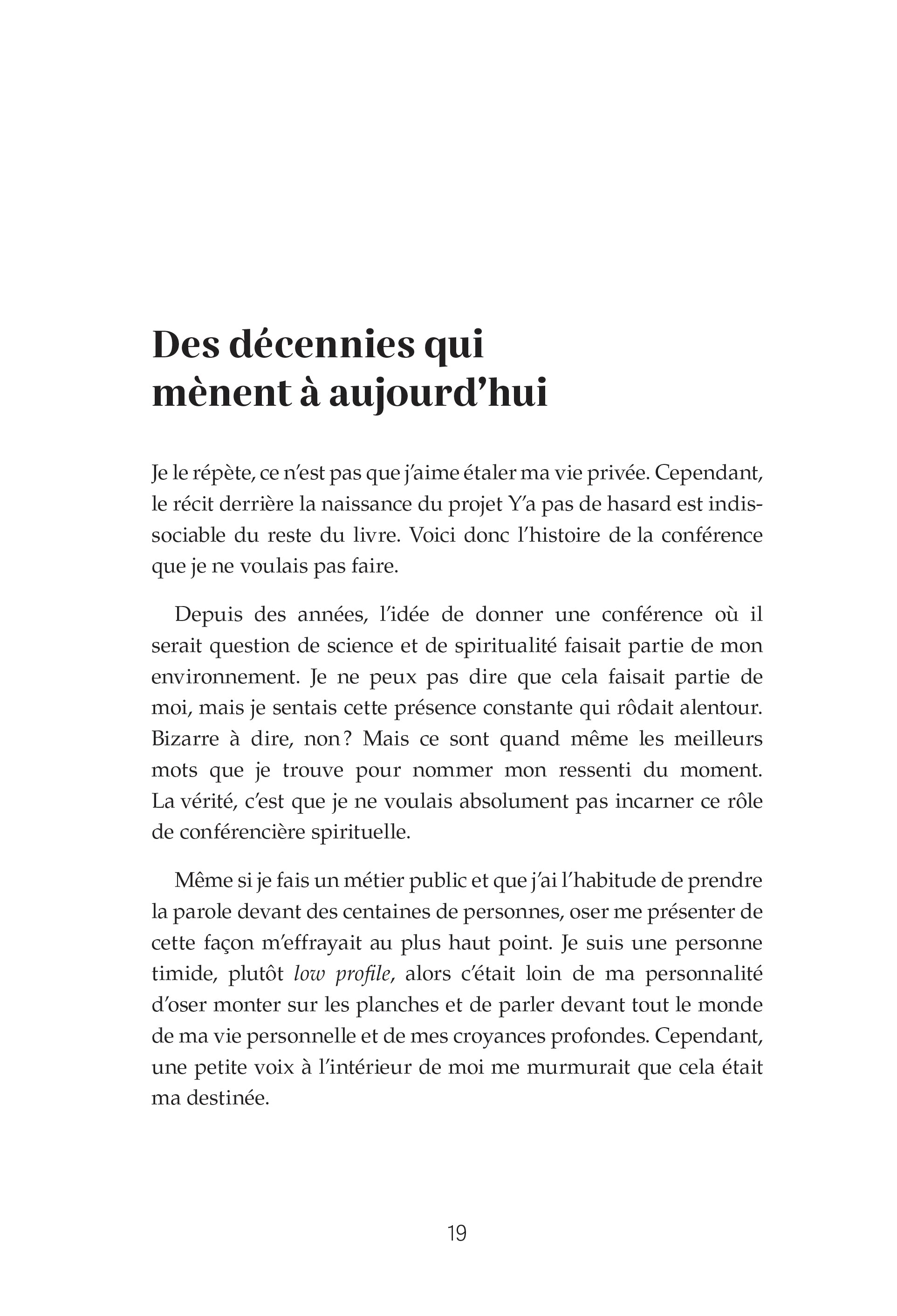 Y'a pas de hasard et la science nous le prouve! - Catherine Bachand