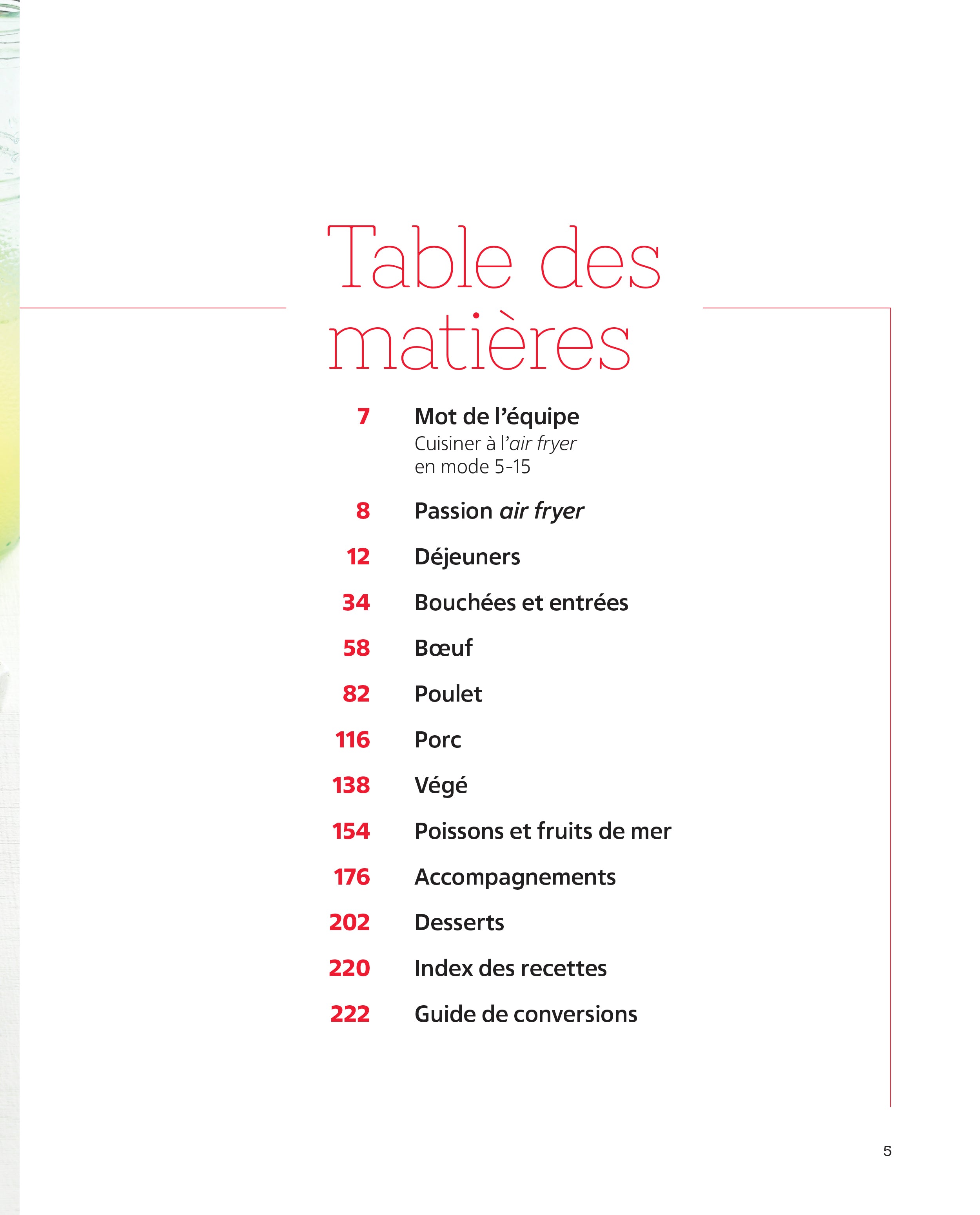 Air fryer - 5 ingrédients, 15 minutes