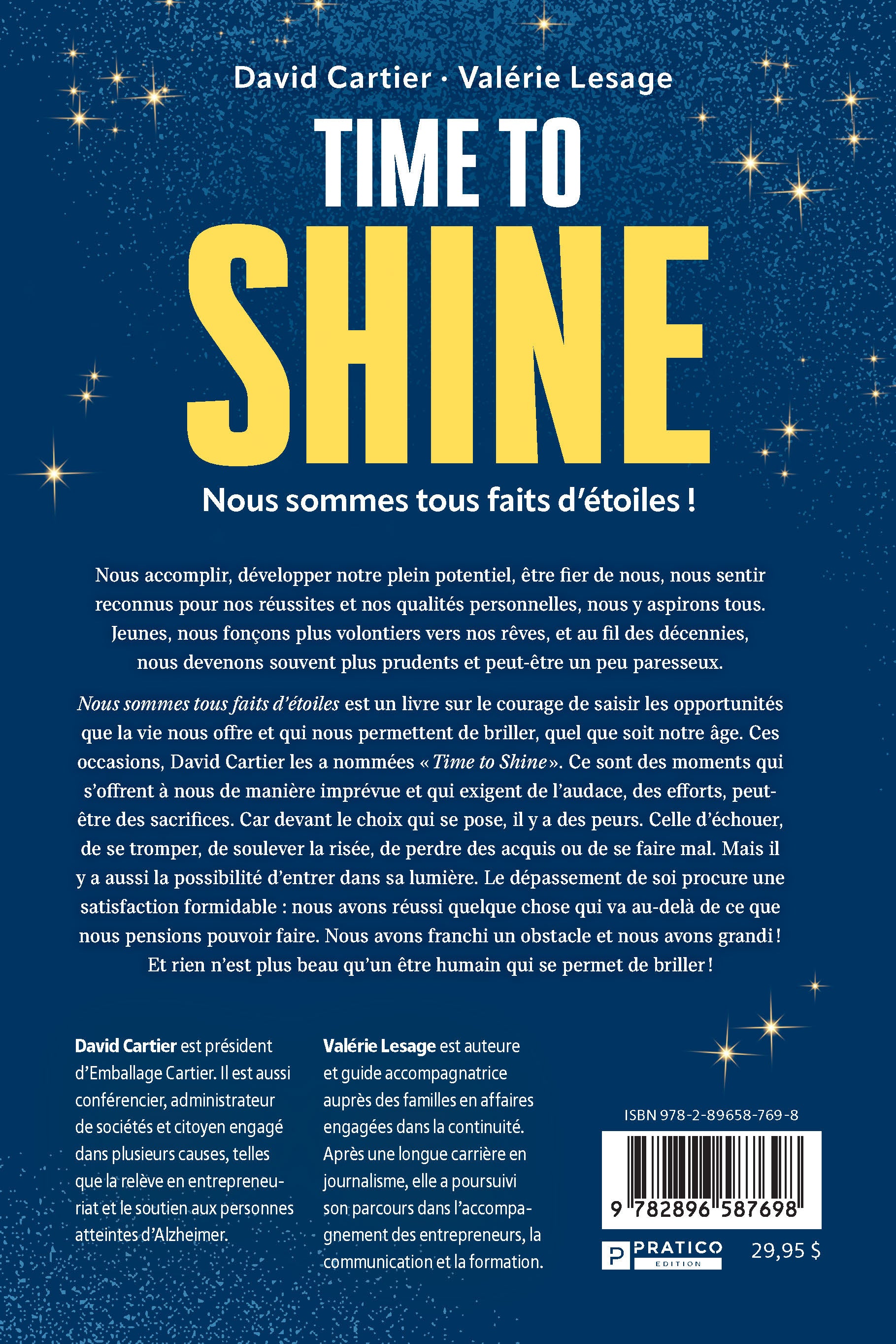 Time to Shine - David Cartier et Valérie Lesage